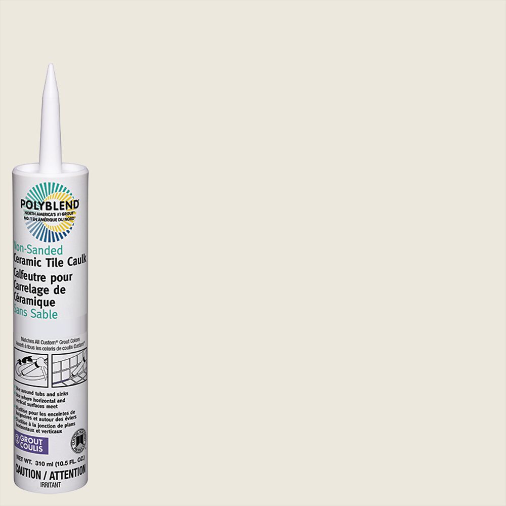 Custom Building Products NonSanded Ceramic Tile Caulk 381 Bright