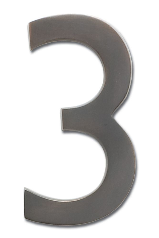 Architectural Mailboxes 4 in. Antique Copper Floating House Number ...