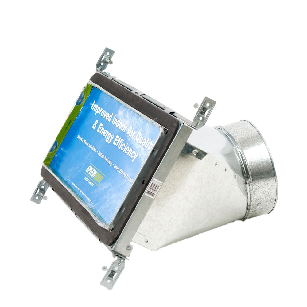 SpeediBoot 4 in. x 10 in. x 6 in. Torpedo End Register Vent Boot with