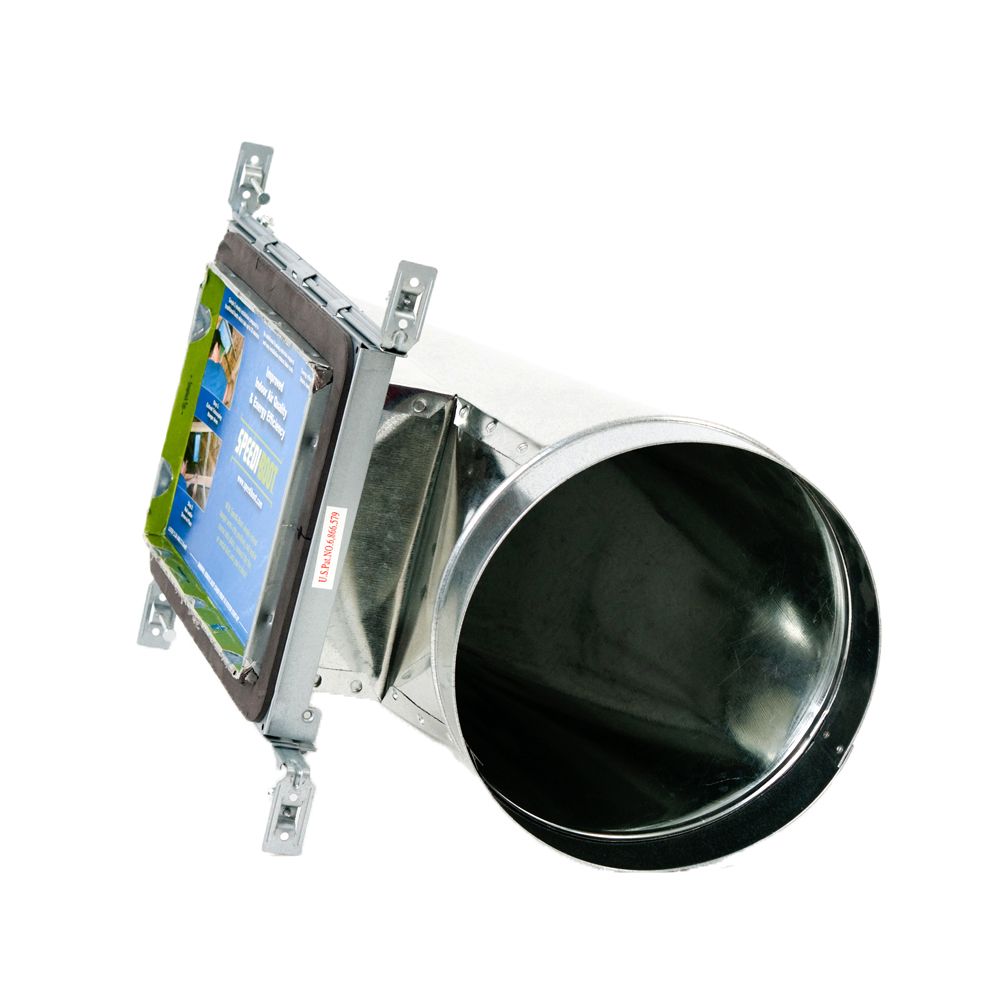 SpeediBoot 6 in. x 10 in. x 8 in. Torpedo End Register Vent Boot with