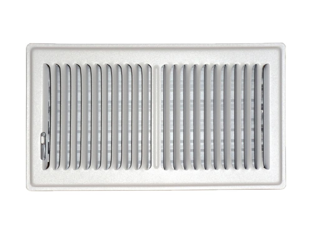 Speedi Grille 6 In X 10 In White Floor Register Vent Cover