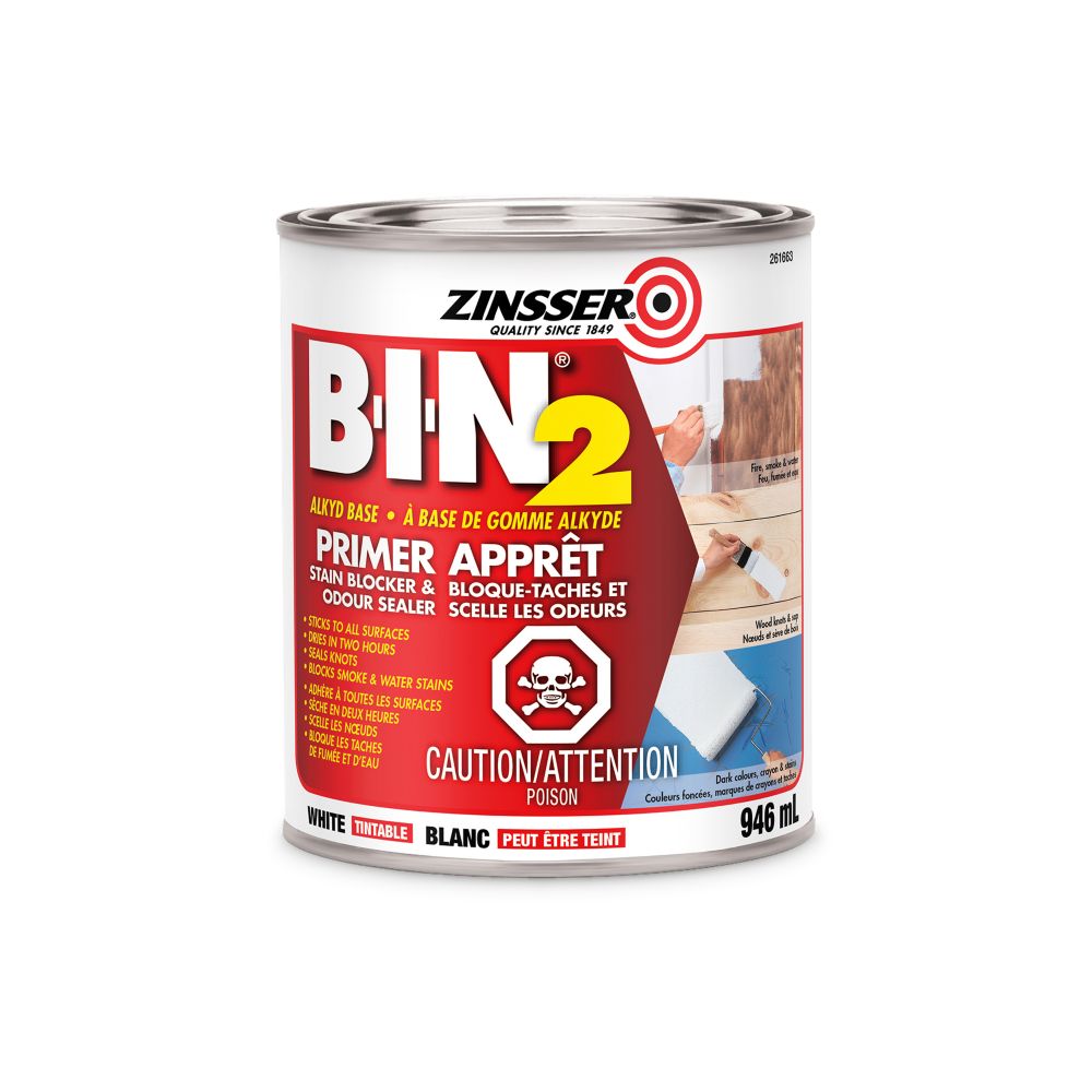 Zinsser Bin2 946Ml The Home Depot Canada