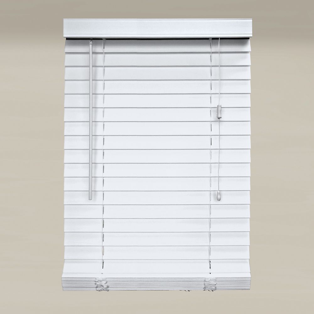 Home Decorators Collection 2inch Faux Wood Blind in White 35.5inch