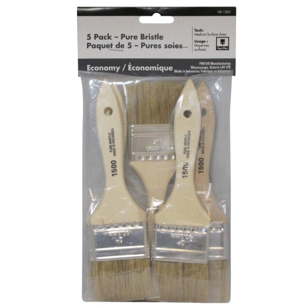 THD Generic Chip Brush 2 Inches (5Pack) The Home Depot Canada