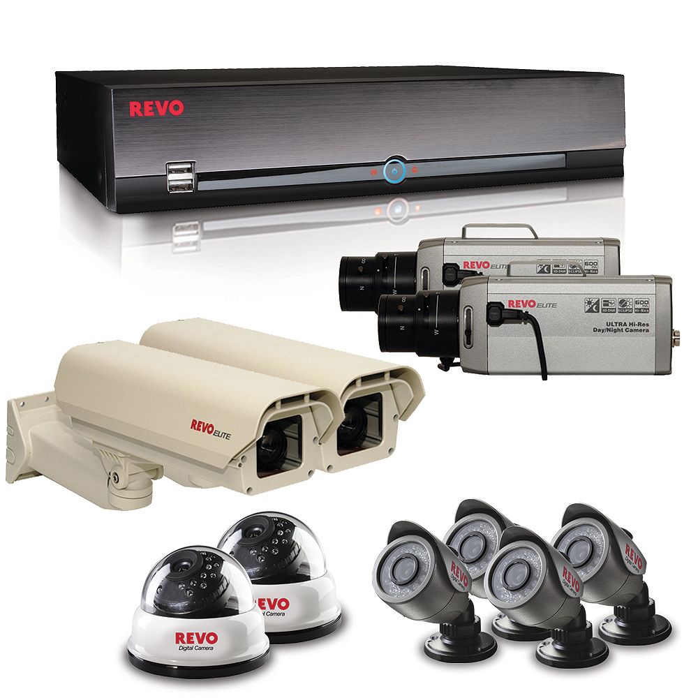 Revo America Commercial Grade Surveillance Bundle with a 3TB 16 Channel