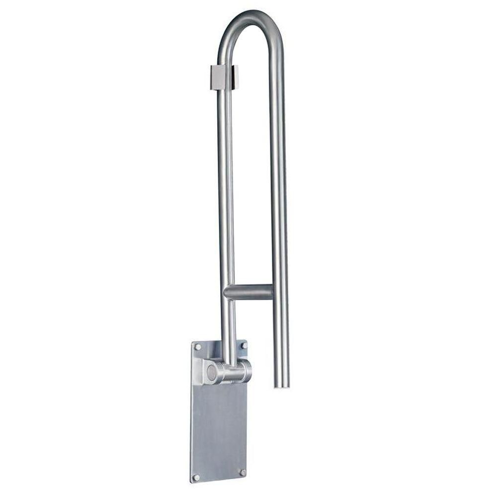 30 Inch X 1 14 Inch Flip Up Grab Bar In Stainless Steel 7494