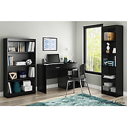 Bureau de travail standard Freeport, 47,25po x 30,25po x 18,75po, noir