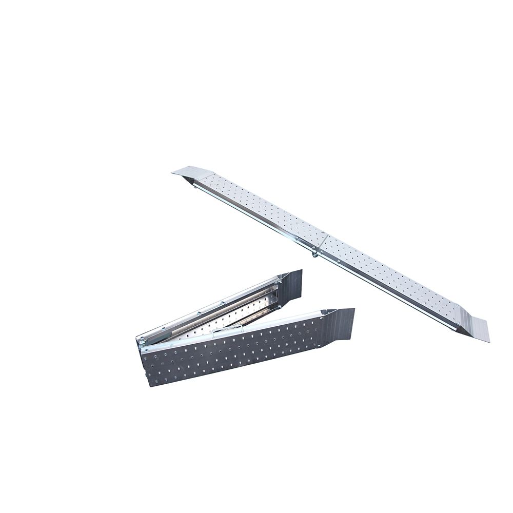 Fortress Industries Llc Aluminum Folding Ramps, 1 Pair 8 Feet The