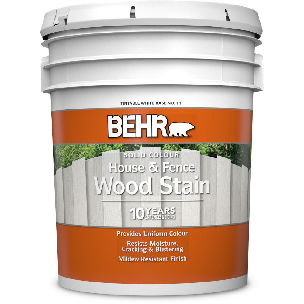 BEHR Solid Colour House &amp; Fence Wood Stain Tintable