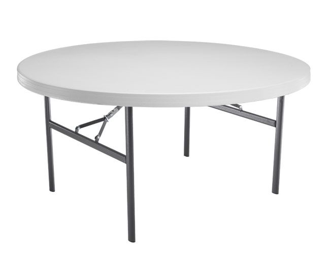 Lifetime Table  ronde commerciale pliante de 150 cm 