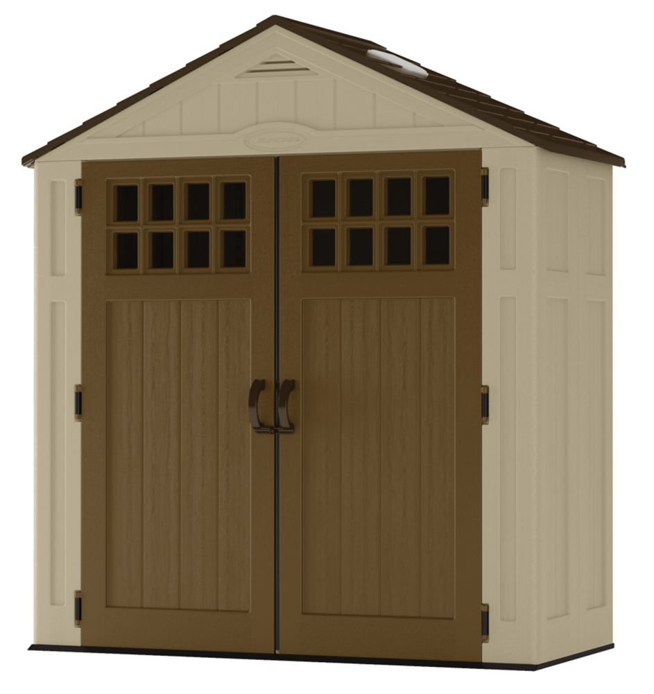 Suncast Suncast Everett 6 FT x 3 FT Shed The Home Depot 