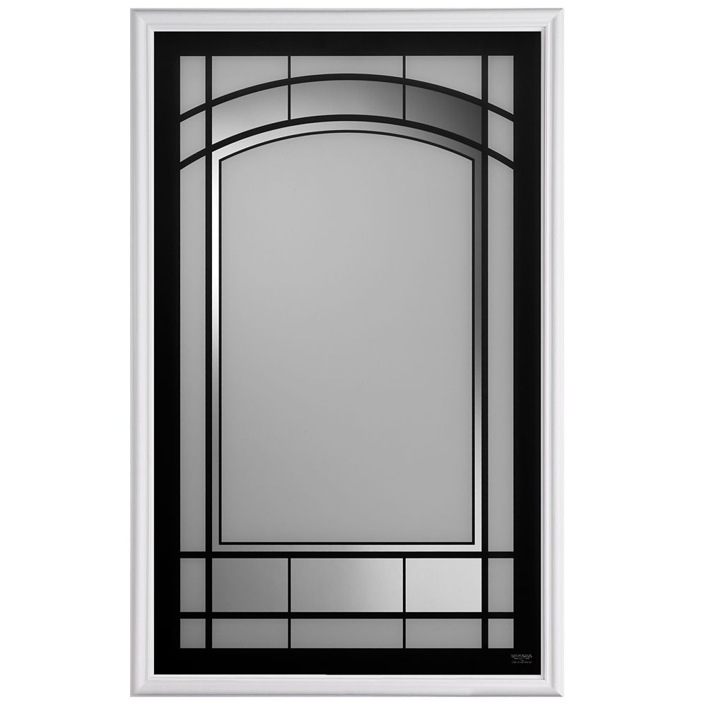 Masonite San Pietro 22inch x 36inch 1/2Lite Insert The Home Depot