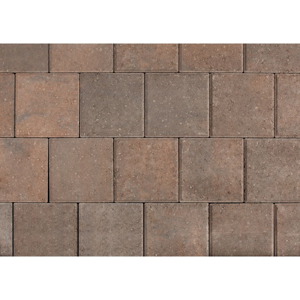 Shaw Brick Terrastone Mocha/Charcoal Pavers The Home Depot Canada