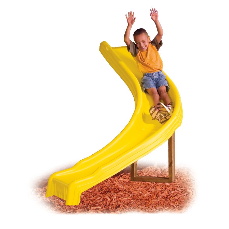 Swing-N-Slide Glissade jaune Side Winder | Home Depot Canada