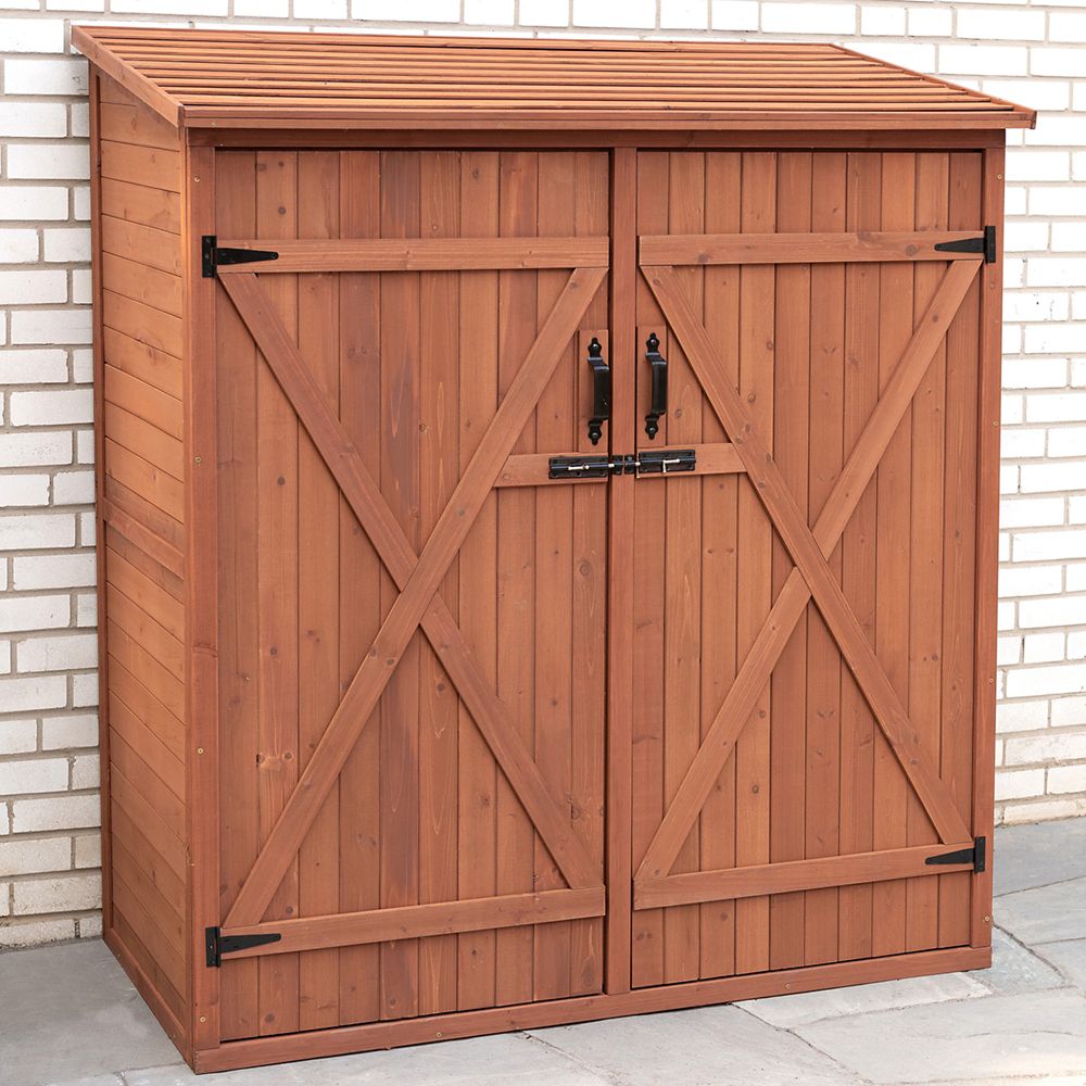 Medium Storage Shed - Brown - Leisure Season