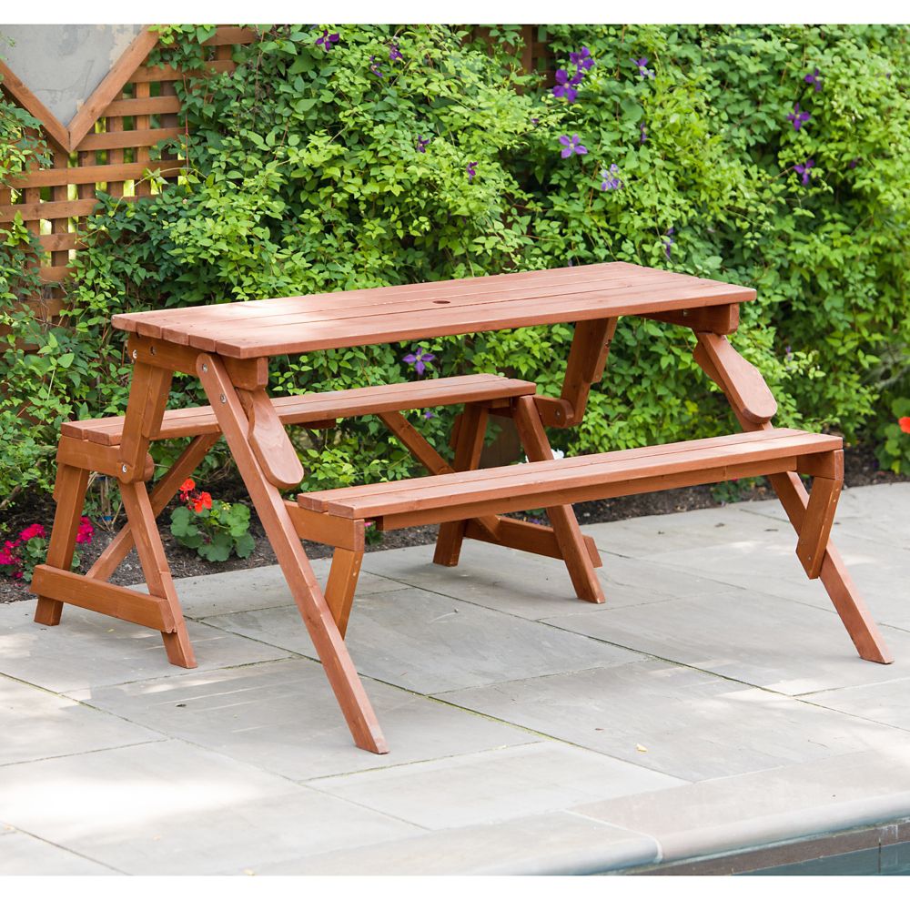 Folding Picnic Table And Bench