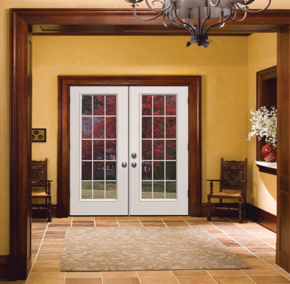 Veranda 72inch 15Lite Righthand Inswing French Patio Door ENERGY