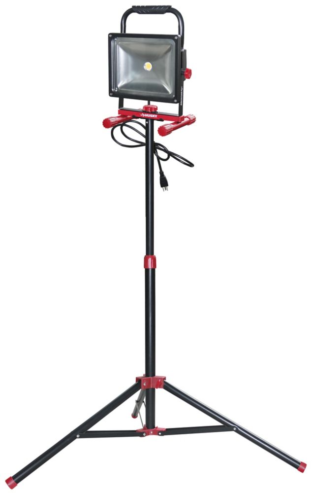 Husky Husky 5 ft. 1720 Lumen Led Work Light with Tripod The Home