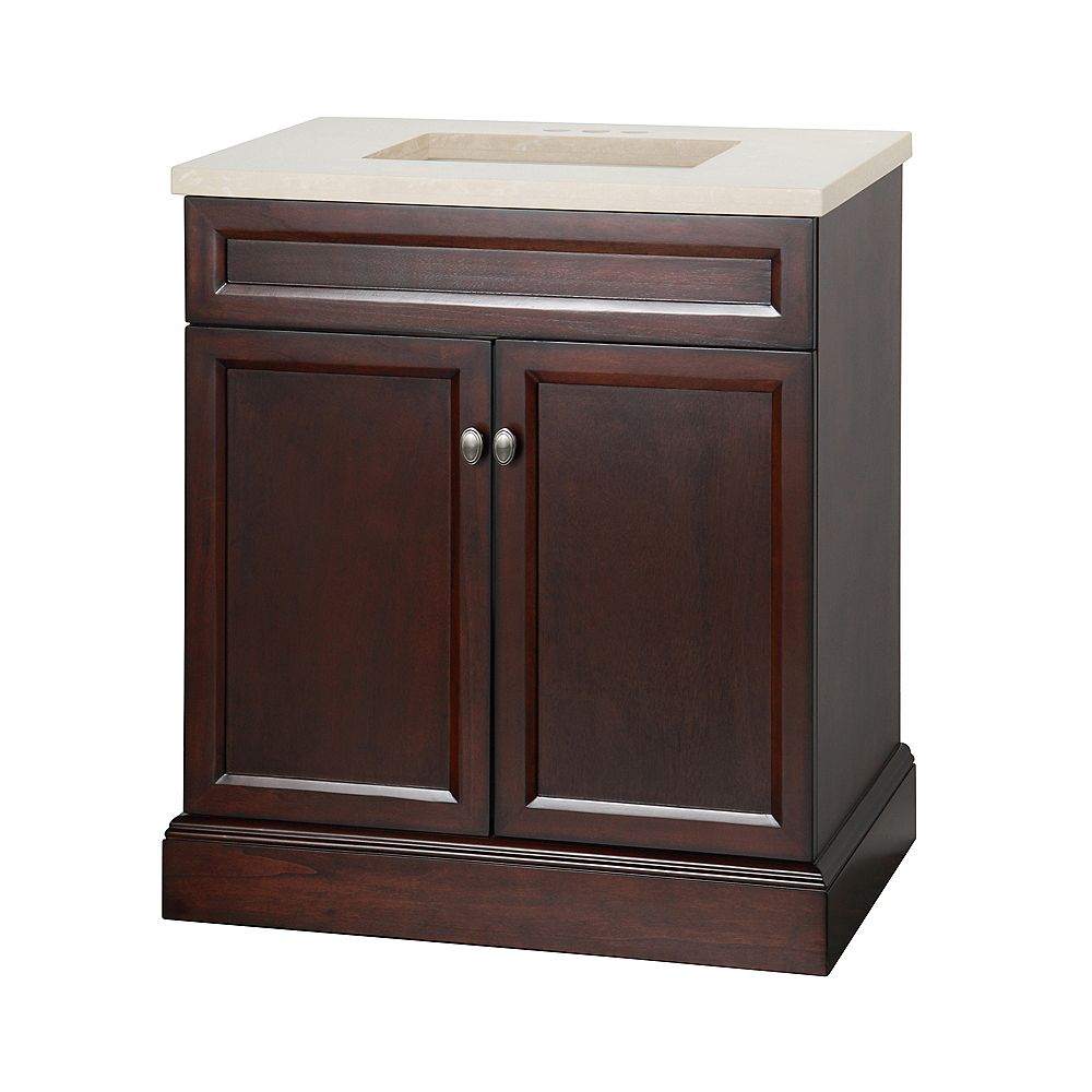 Foremost Teagen 30inch W Vanity Combo in Espresso Finish The Home