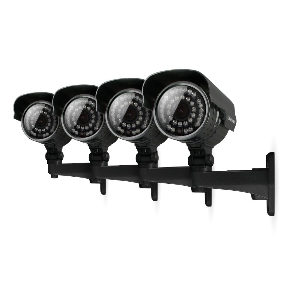 Defender 4 Ultra Resolution Outdoor Security Cameras The Home Depot