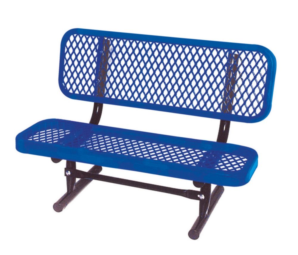UltraSite Banc pour enfants dâge préscolaire industrielle de 3 pi- Bleu UltraSite Banc pour enfants dâge préscolaire industrielle de 3 pi- Bleu