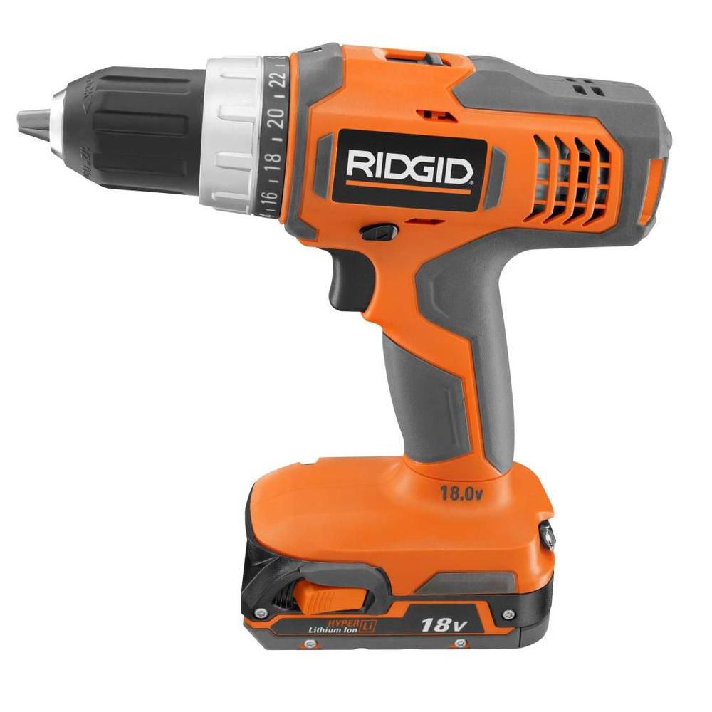 RIDGID 18V Hyper Lithium Drill Kit | The Home Depot Canada