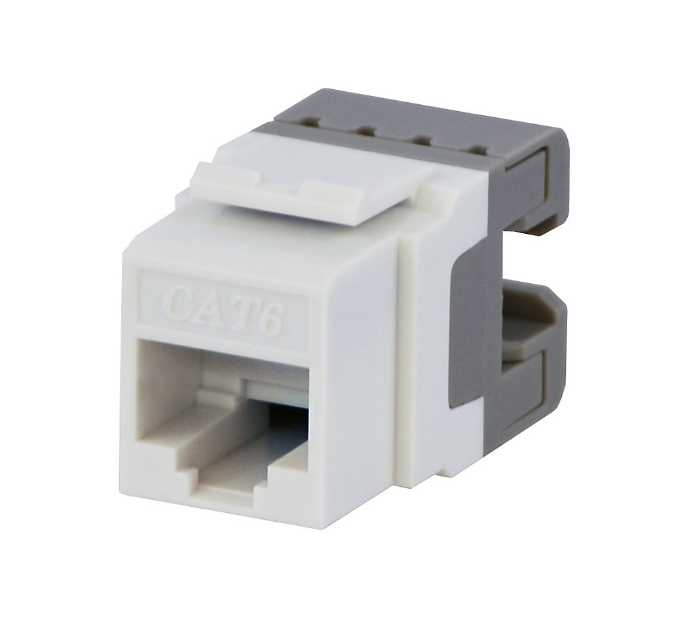 Commercial Electric CAT6 Jack in White | The Home Depot Canada