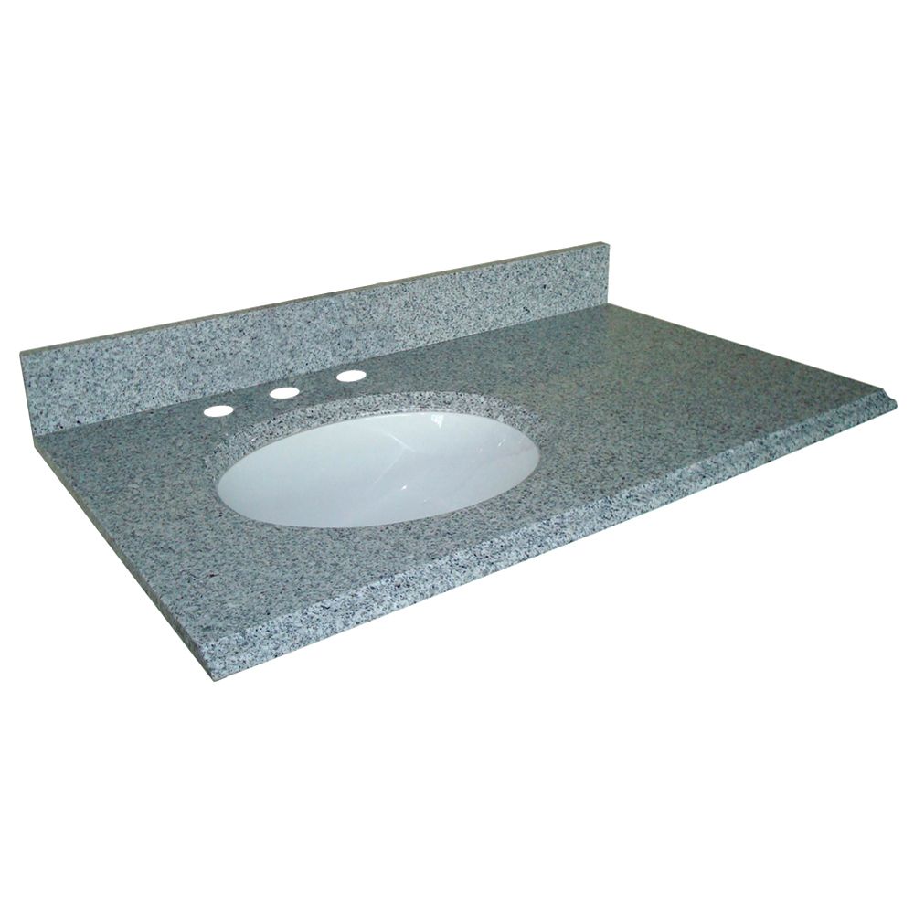 offset vanity left inch granite bowl napoli faucet spread tops sink