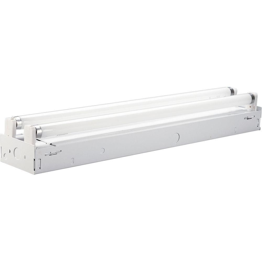 Progress Lighting White 2light, 24 inch Fluorescent Strip The Home