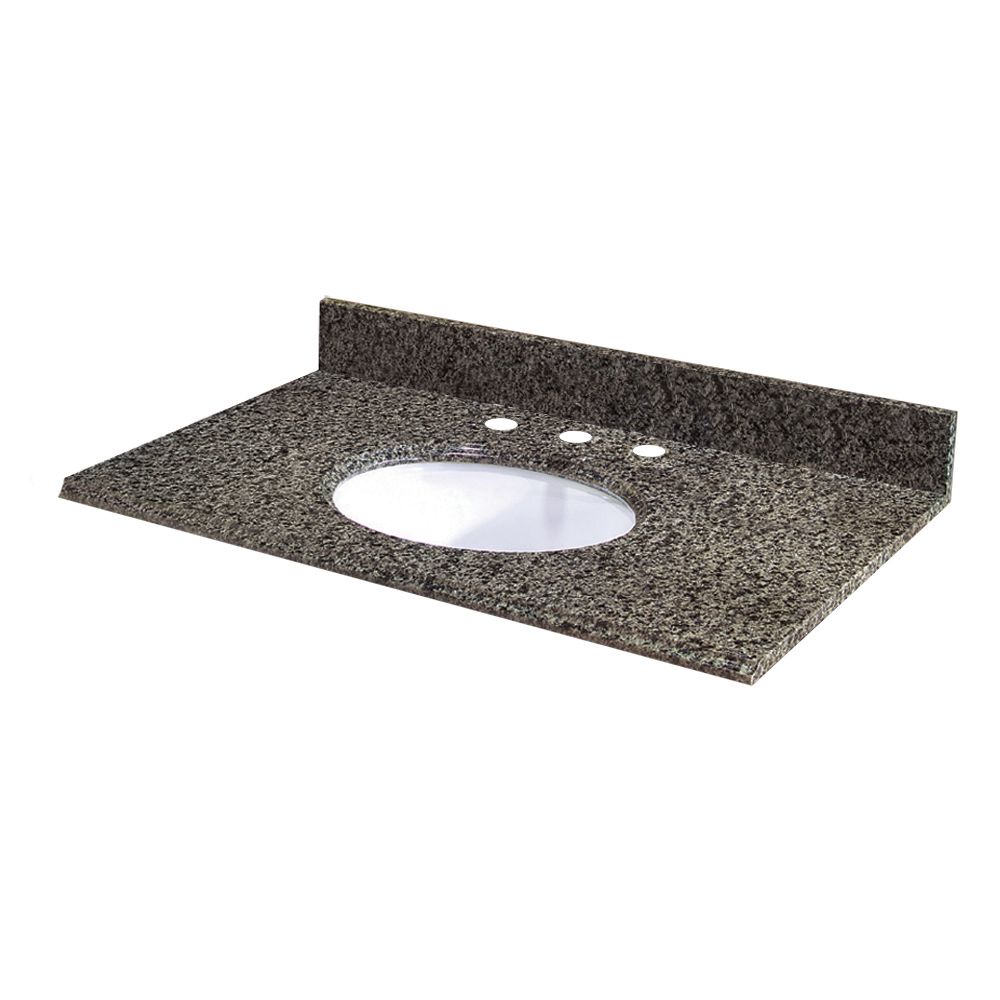 Pegasus Quadro Granite Vanity Top  49 Inch x 22 Inch  The Home Depot Canada