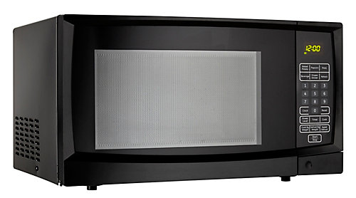 Danby Designer 1 Cu Ft Countertop Microwave In Black The Home Designer 1 Cu Ft Countertop Microwave In Black