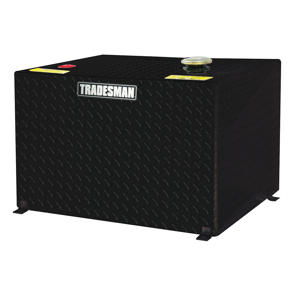 Tradesman 16 inch Trailer Tongue Box, Aluminum, Black The Home Depot