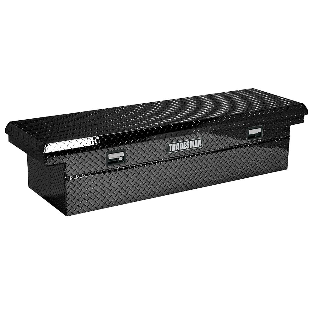 Tradesman 60 inch Cross Bed Truck Tool Box, 16 inch Wide Mid Size Truck