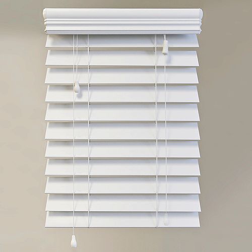 Home Decorators Collection 2-inch Faux Wood Blind in White - 42-inch x ...