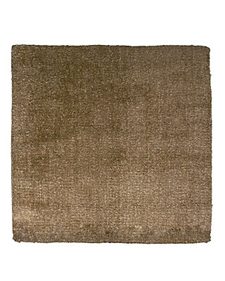 Lanart Rug Fleece Brown 5 Ft X Indoor Textured Square Area