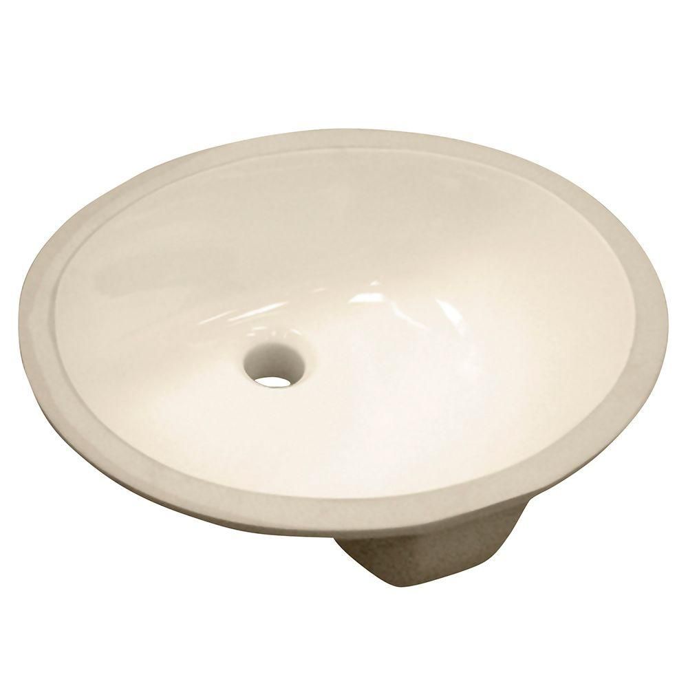 Foremost International Oval Undermount Vitreous China