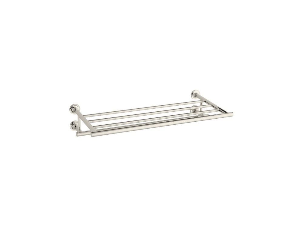 KOHLER Fairfax Glass Shelf in Polished Chrome The Home Depot Canada