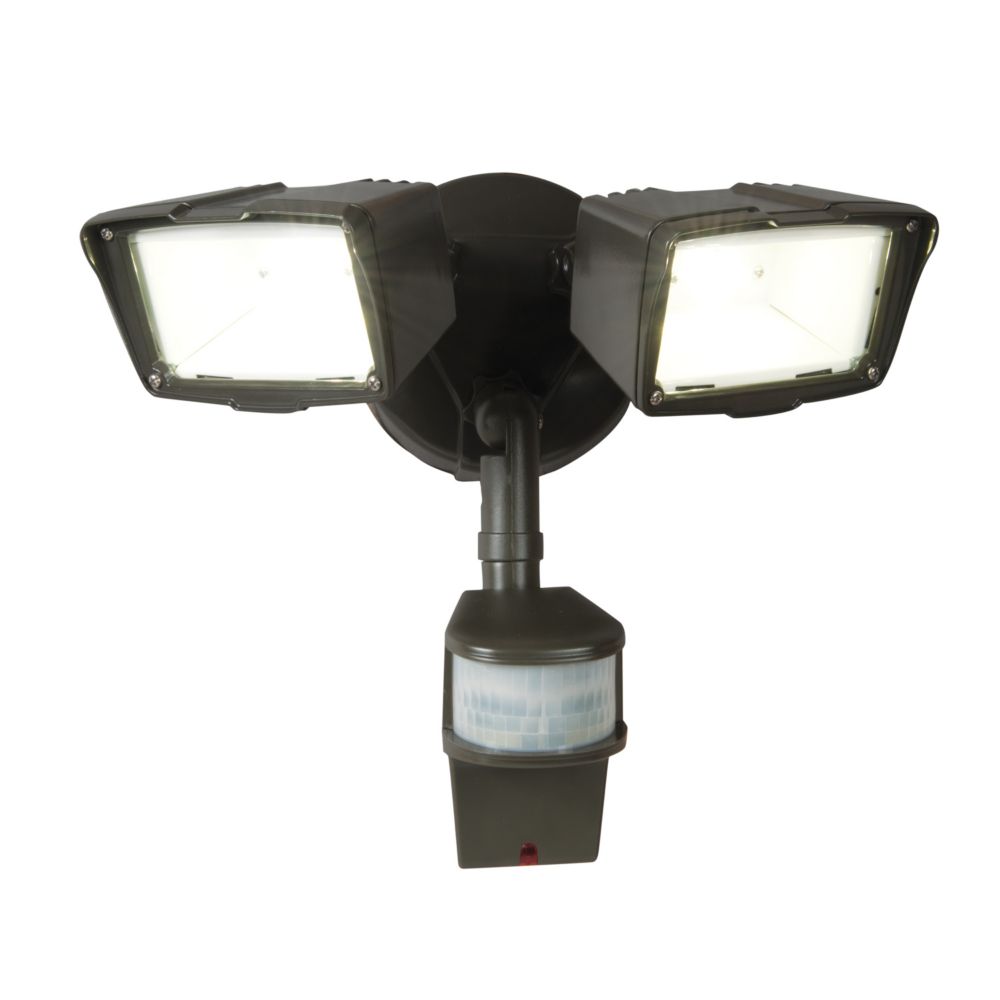 AllPro 180 Degree Small Twin Doppler Motion Activated Outdoor Bronze