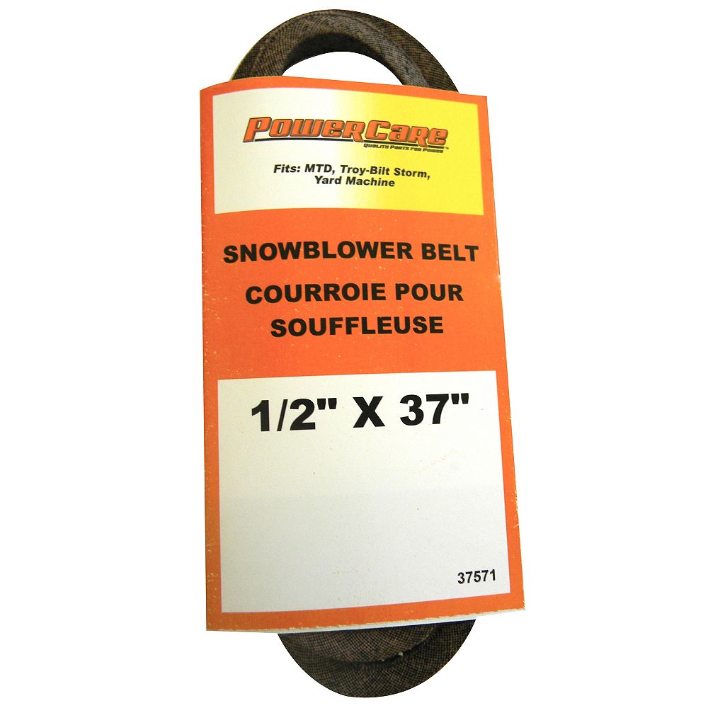 Power Care Snowblower Belt Fits MTD, Troy Bilt Storm and Yard Machines The Home Depot Canada