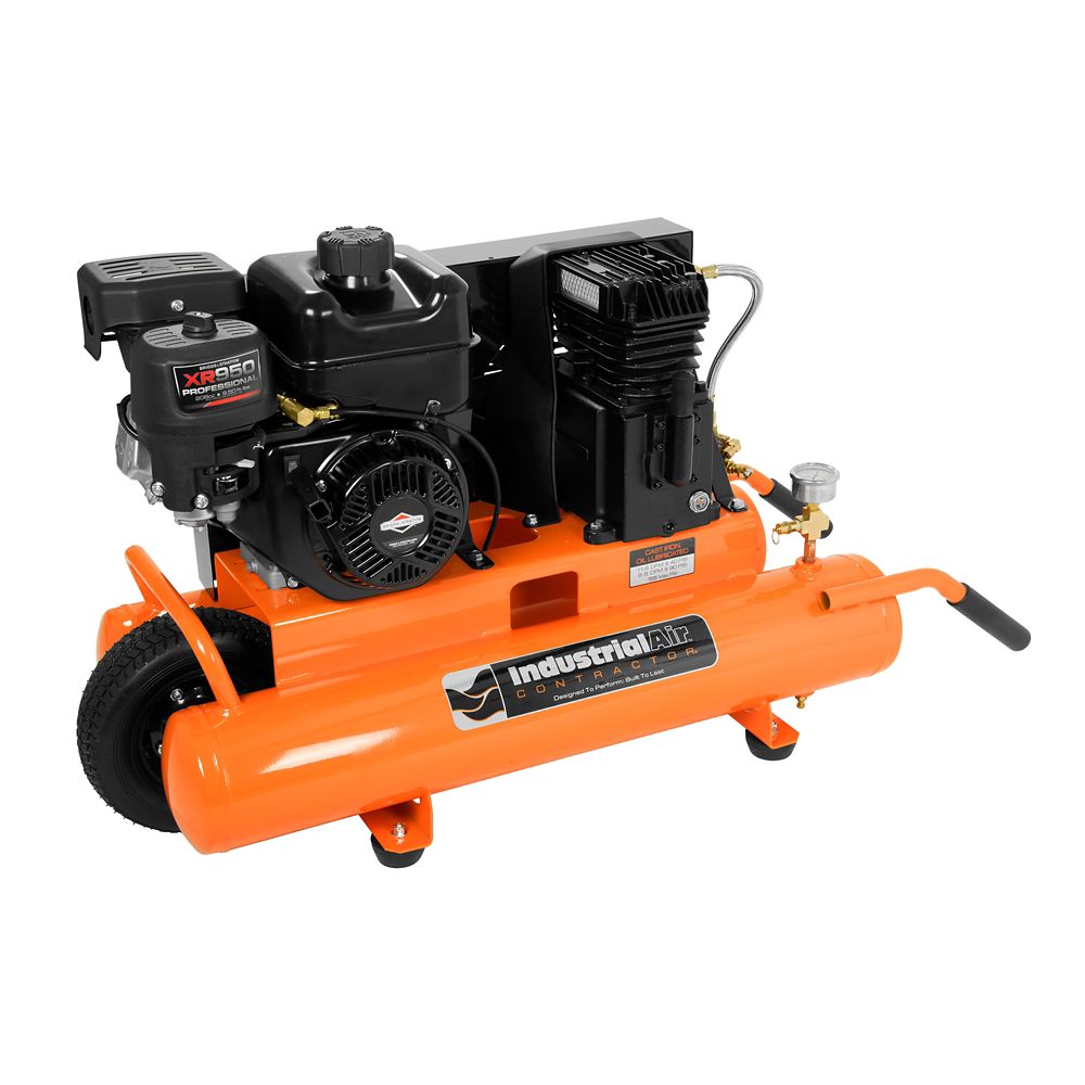 Industrial Air 8 Gallon 155PSI Portable GasPowered Air Compressor