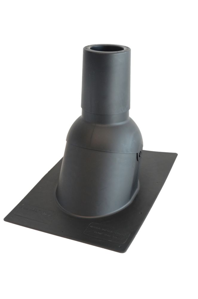 Perma Boot 4 Inch Black New Roof Re Roof Vent Pipe Flashing The Home   P 1000750367 