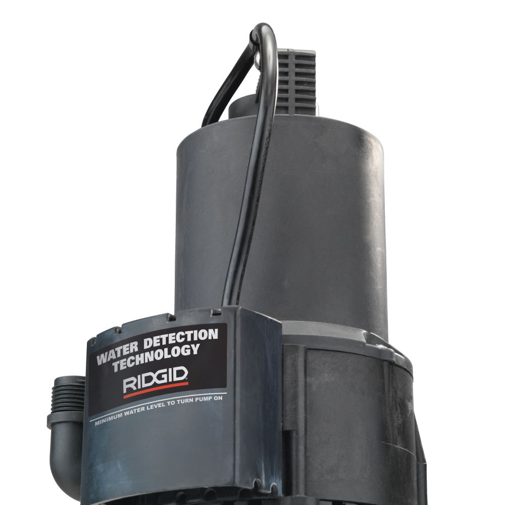 RIDGID 1/4 HP Submersible Auto On/Off Utility Pump The Home Depot Canada