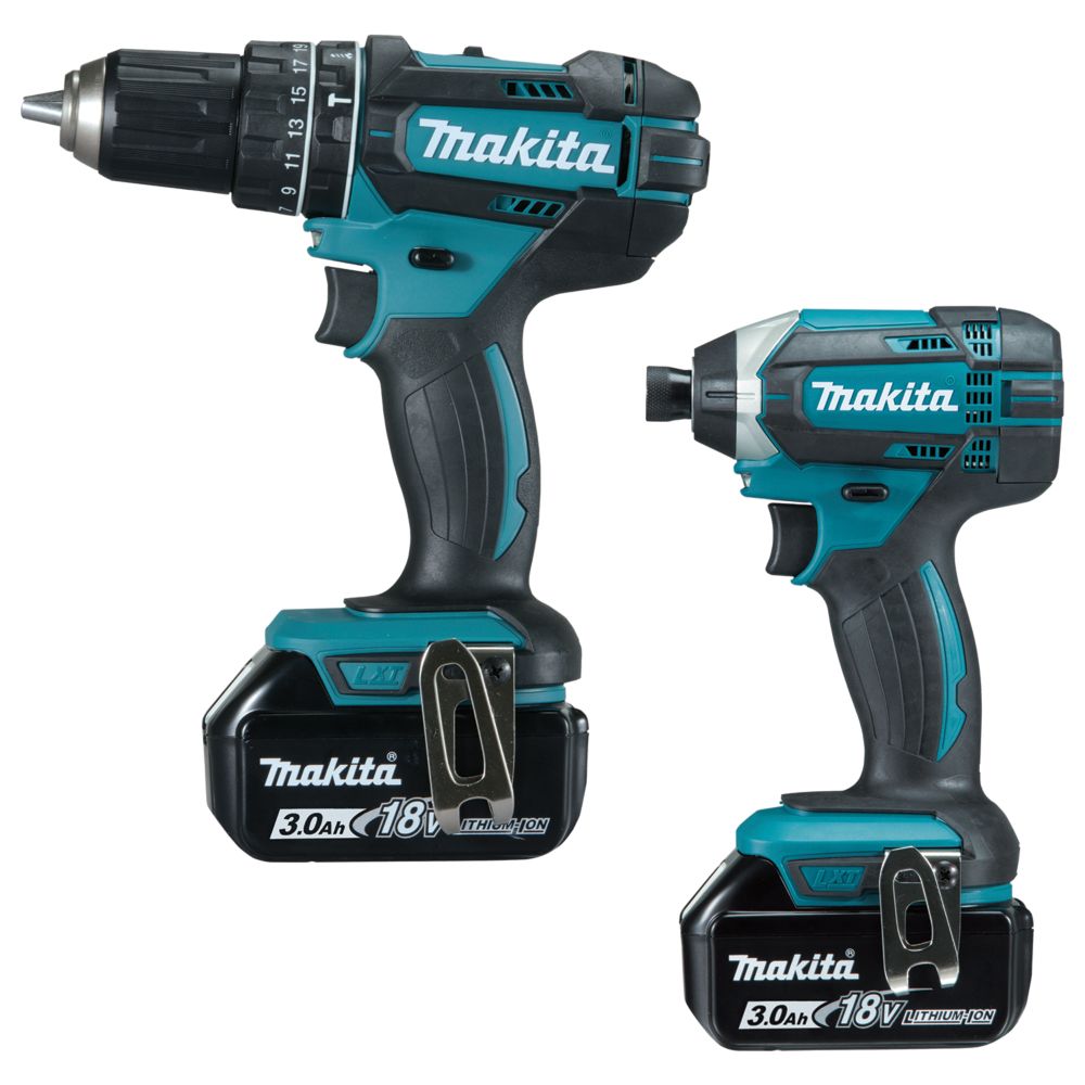 MAKITA 1/2inch Hammer Drill and 1/4inch Impact Driver Combo Kit (2Piece) The Home Depot Canada