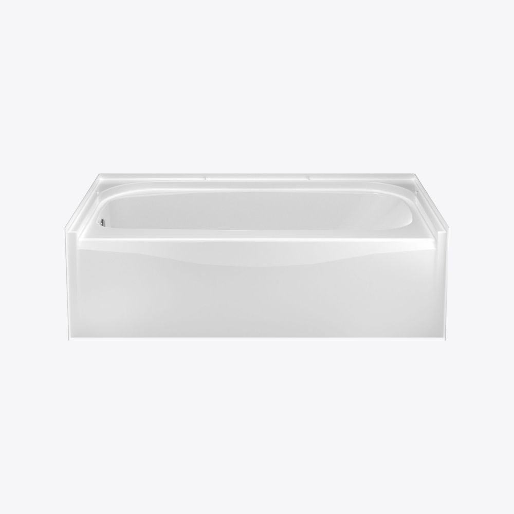 MAAX Essence 5 Feet Fibreglass Dropin Bathtub in White The Home