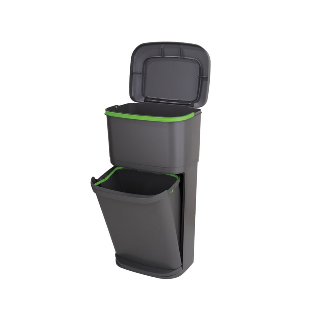 Rubbermaid 2n1 Recycle Trash Can The Home Depot Canada
