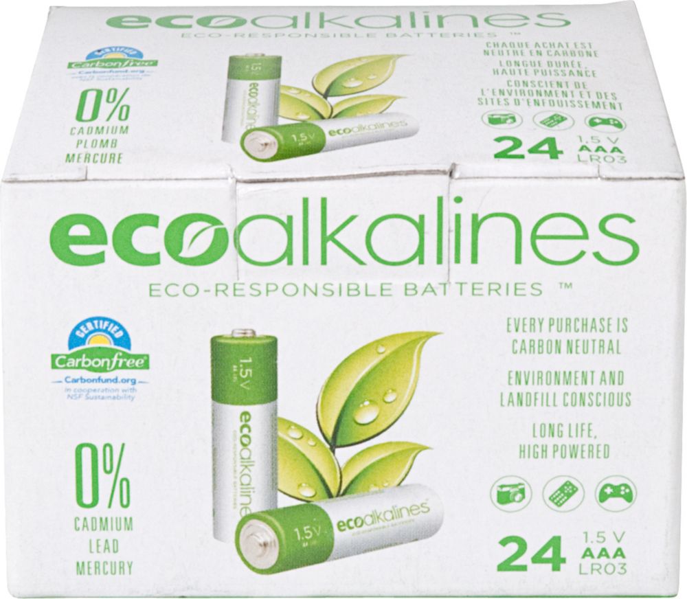 ECO Alkaline AAA Bulk 24 Pack ECO Alkaline AAA Bulk 24 Pack