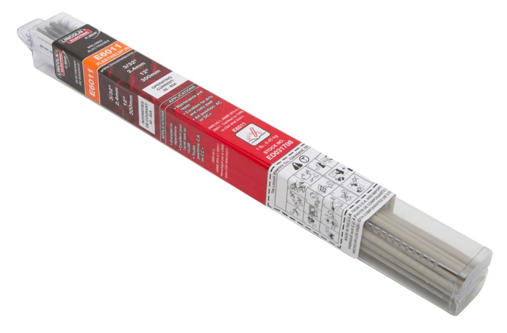 Lincoln Electric Electrode Fleetweld 35(E6011), 3/32 InchesX12 Inches, 1Lb Tube Lincoln Electric Electrode Fleetweld 35(E6011), 3/32 InchesX12 Inches, 1Lb Tube