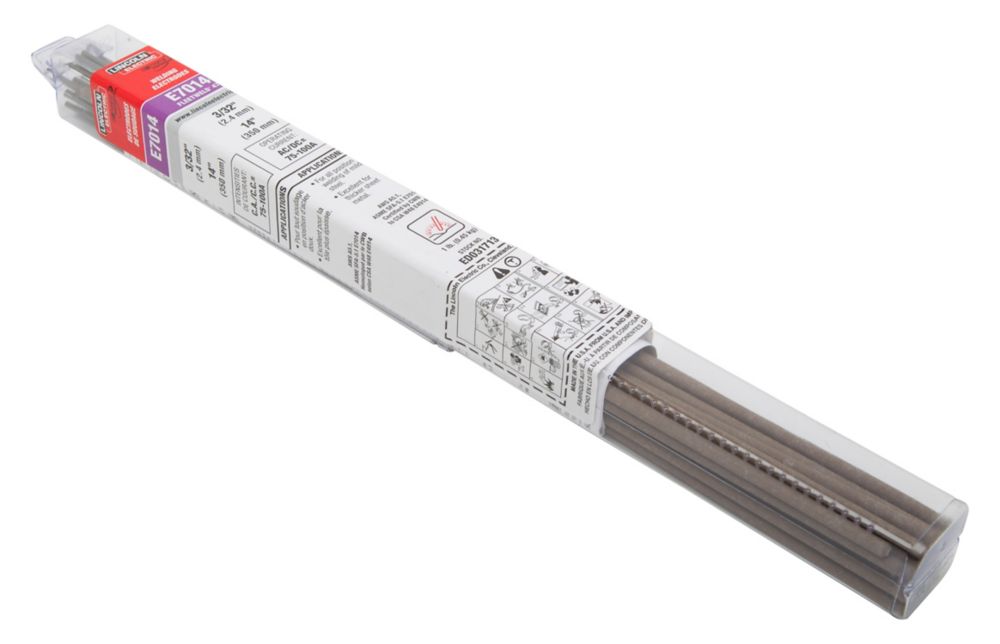 Lincoln Electric -Electrode Fleetweld47 (E7014), 3/32 Inchesx12 Inches, 1Lb Tube Lincoln Electric -Electrode Fleetweld47 (E7014), 3/32 Inchesx12 Inches, 1Lb Tube