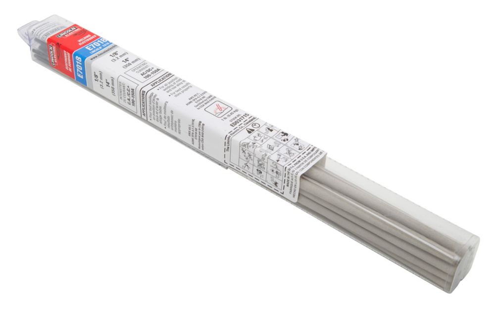 Lincoln Electric -Electrode Lincoln E7018AC, 1/8 Inchesx14 Inches, 1Lb Tube Lincoln Electric -Electrode Lincoln E7018AC, 1/8 Inchesx14 Inches, 1Lb Tube