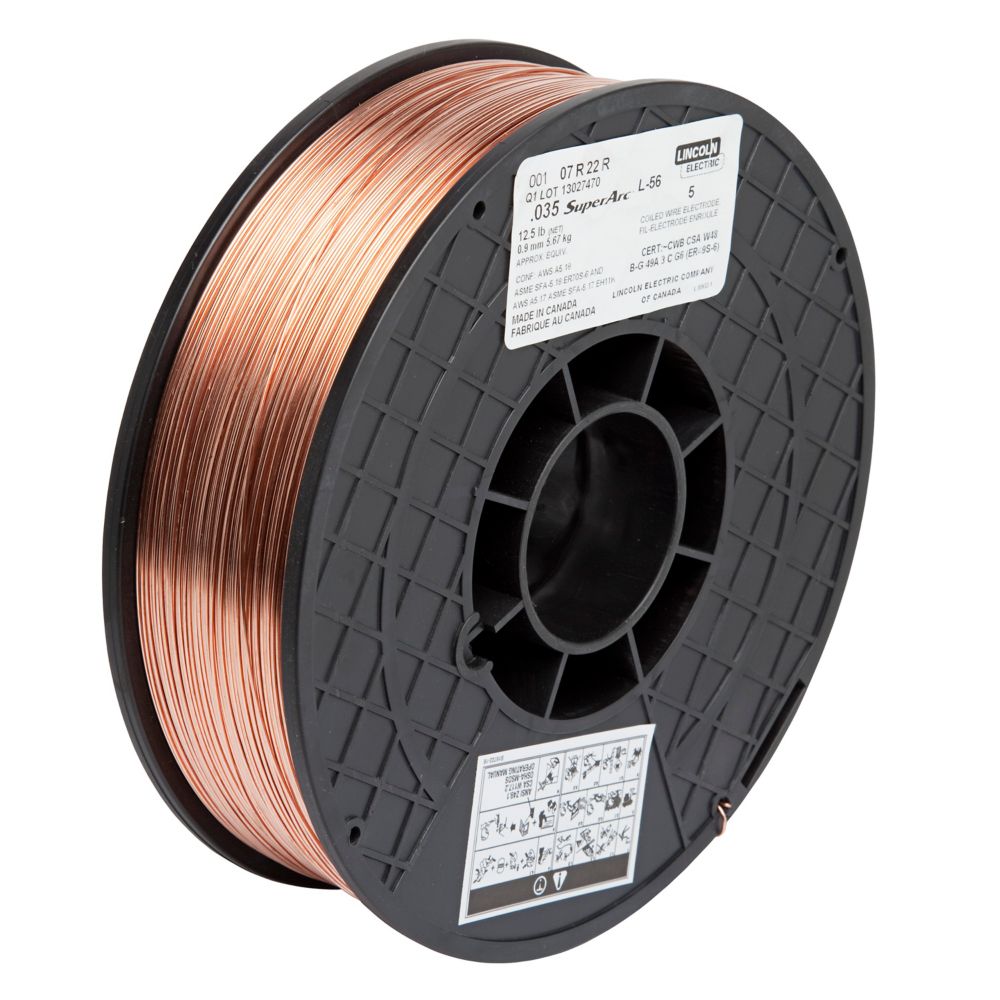 .035 Inch Superarc L-56 MIG Wire-12.5lb Spool .035 Inch Superarc L-56 MIG Wire-12.5lb Spool